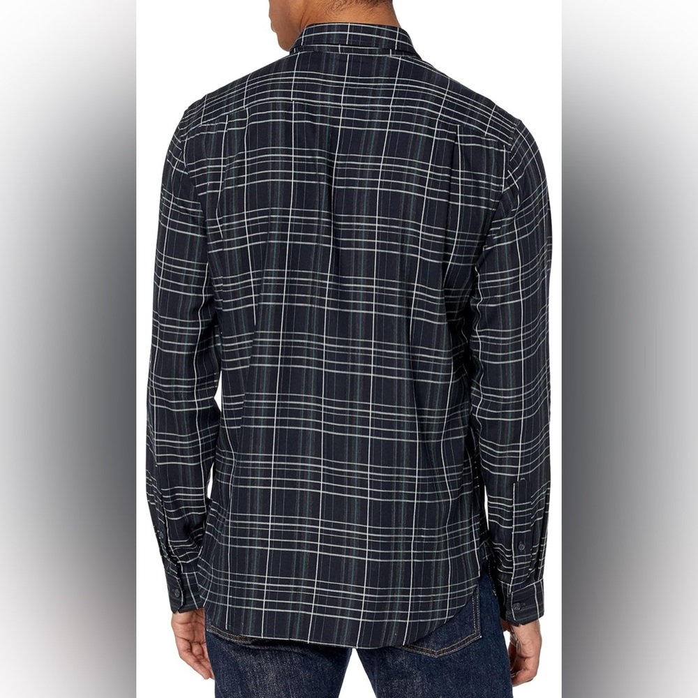 Vince. Hidden Valley Plaid Button-down